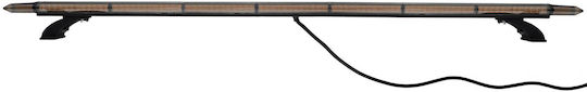 Einparts Bară de Semnalizare Auto LED 12 / 24V cu Iluminare Portocalie