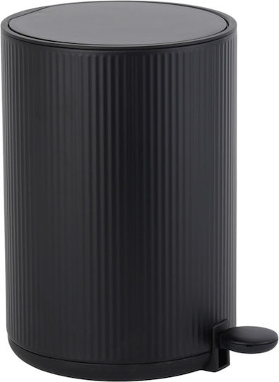 Ankor Metal Bathroom Bin Soft Close 5L Black
