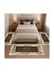 Homeone Modern Schlafzimmer-Teppichsets Samt 3 Stück