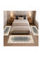 Homeone Modern Schlafzimmer-Teppichsets Samt 3 Stück