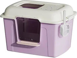 Denik Pets Geschlossene Katzentoilette Lila Denik Pets Geschlossene Katzentoilette Lila