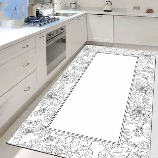 Conceptum Hypnose Orplaua 287 Küchenmatte Weiß 100x250 cm