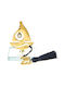 Nuova Vita Handmade Tabletop Glass Boat Lucky Charm