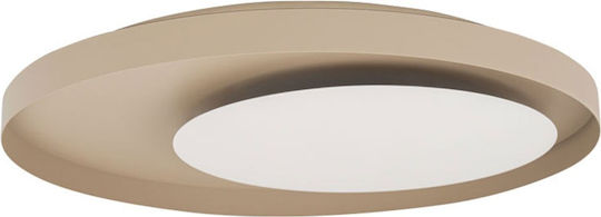 Zambelis Lights Java Πλαφονιέρα Led Εναλλαγή Χρώματος Καφέ Λευκή Φ70 Εκ 2684 Dimmable