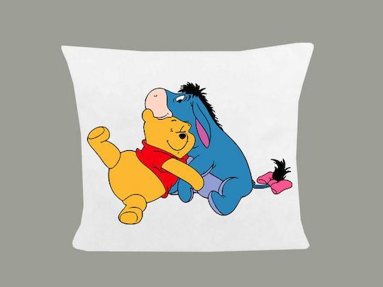 Възглавница Размер 40x40cm Winnie Pooh Бяла