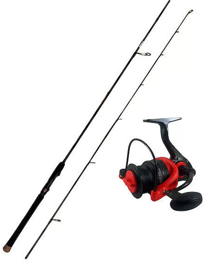 Black Diamond Kaito & Rolen Combo Spinning Fishing Rod 2.7m with Reel