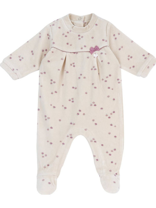 Chicco Плюшено боди в бежово