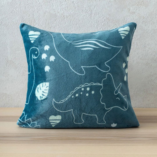 Nima Față de Pernă Decorativă Dino Petrol 45x45 cm