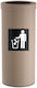 Pam & Co Plastic Waste Bin 30L Beige