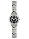 30mm Women's Battery-Powered Watch with Silver Metal Bracelet