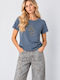 Γυναικείο T-shirt Dark-grey