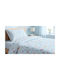 MayHome Single Fitted Sheet Set in Cotton & Polyester Beige 100x200cm