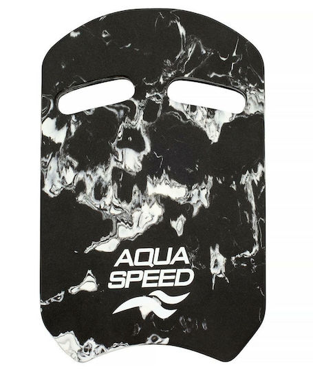 Aqua Speed Swirl 45 cm Kickboard Schwarz Weiß 162-05 Schwarz