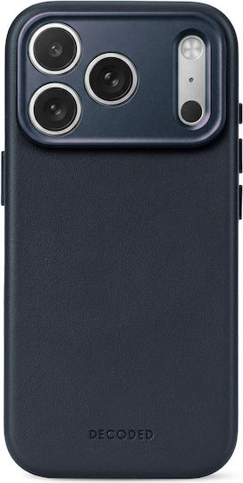 Decoded Back Cover Δερμάτινο Navy Μπλε (iPhone 18 Pro / 17 ProXiaomi 17 Pro)
