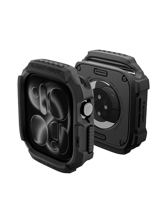 Spigen Θήκη Σιλικόνης σε Μαύρο χρώμα για Apple Watch 12