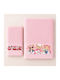 Astron Italy Babyhandtuch-Set 2 Stück Rosa, Gewicht 500 g/m²