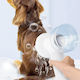 Pet Dog Brush for Coat Cleaning White
