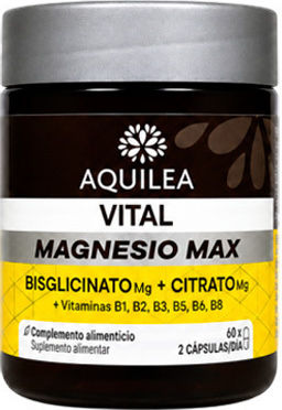 Aquilea Vital Magnesio Max 250 mg mit Vitamin B6 60 Kapseln