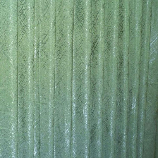 SpitiBazaar Perdea Cu Coafură Verde-Viermănesc 270x280 Cm