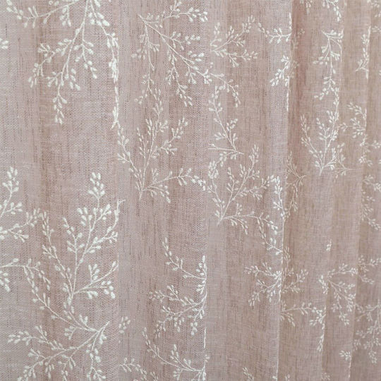 SpitiBazaar Κουρτίνα με Τρέσα Σάπιο Μήλο 270x280εκ.