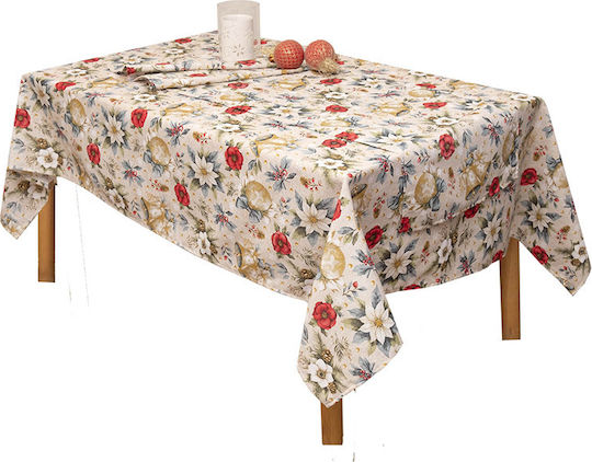 Viopros Set of Christmas Fabric Placemats 45x32 cm 4 Pieces