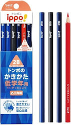 Tombow Ippo Wooden Pencils 12pcs 2b Triangular Correct Holding Mp-sepa01-2b 4901991023947