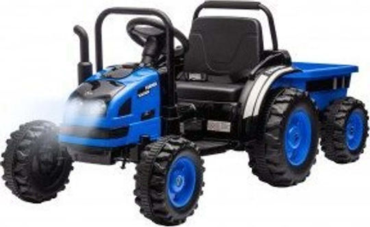 Tractor Electric pentru Copii, 12 Volți, Albastru, pentru 5+ Ani