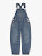 Kids' Blue Denim Dungarees