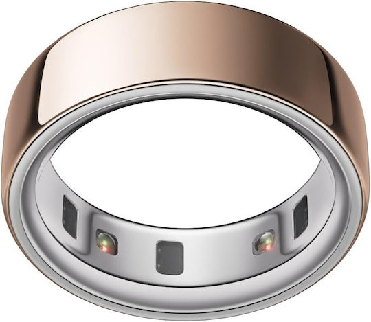 Oura Ring 4 Size 12 Waterproof with Heart Rate Monitor Premium Titanium Rose Gold (Subscription Required)