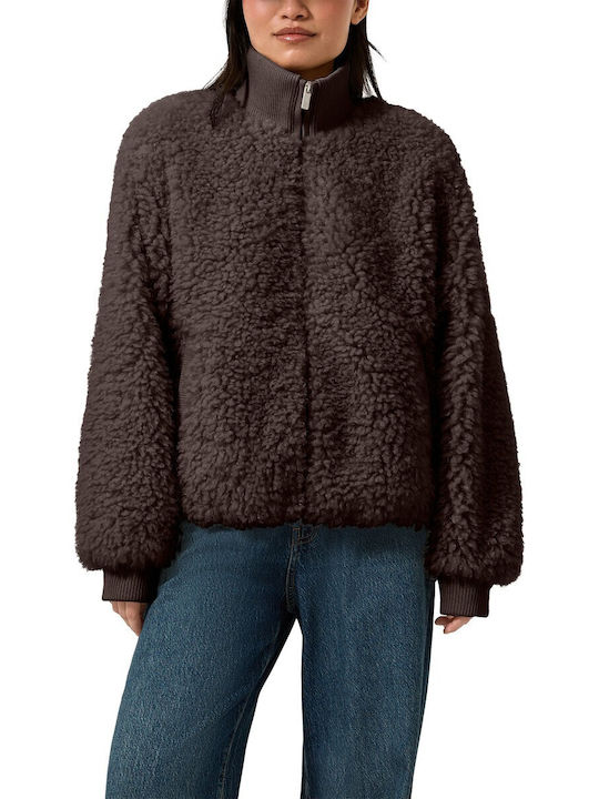 Women's Dark Brown Winter Jacket