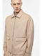 Long Sleeve Overshirt in Regular Fit Corda