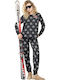 Gisela Winter Women's Pyjama Set Black