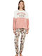 Gisela Winter Women's Pink Pyjama Set