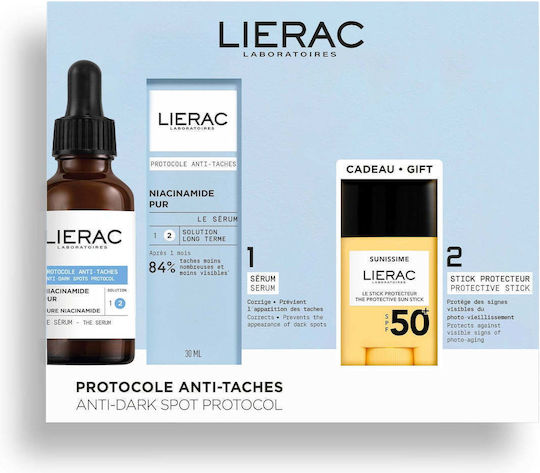 Lierac Protocol Anti Dark Spot Set cu Cremă de Protecție Solară pentru Față și Serum SPF50 2 Bucăți