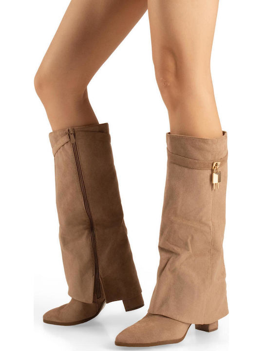 The Shoemart Suede Women's Boots Brown