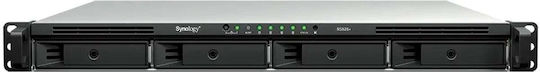 Synology RS826+ Rack NAS с 4 гнезда за HDD/SSD и 4 Ethernet порта