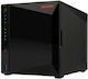 Asustor AS5404T-16G NAS με 4 θέσεις για HDD/M.2/SSD και 2 θύρες Ethernet