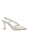 Pantofi cu toc Albi 0642+alb