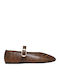 Women's Brown Ballerina Shoes