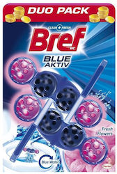 Bref Toilet Bowl Cleaner with Floral Scent 2x50g