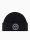 Beanie Ανδρικός Σκούφος Πλεκτός σε Μαύρο χρώμα