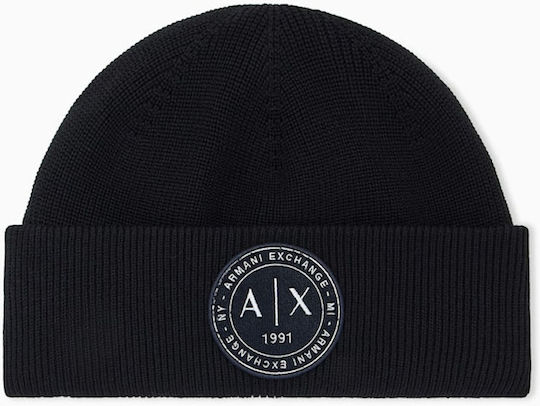 Beanie Ανδρικός Σκούφος Πλεκτός σε Μαύρο χρώμα