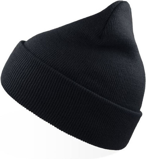 Căciulă Tricotată Unisex Beanie în Culoare Albastru Marin