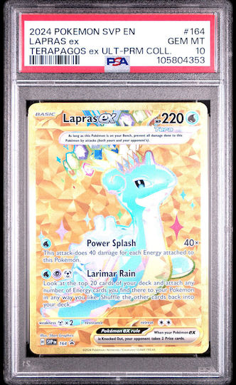 Lapras Ex Black Star Promos #164 Psa 10