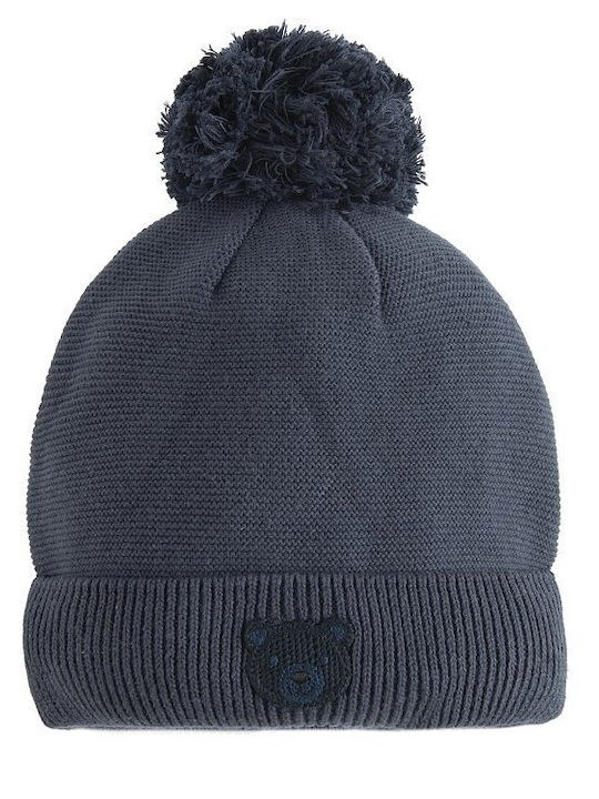 Kinder Strickmütze Blau