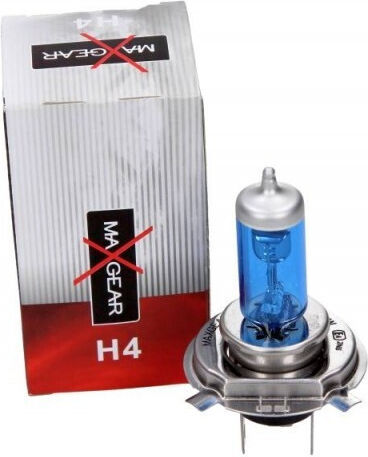 Maxgear Автомобилна Крушка H4 Халогенна Синя 12V