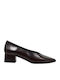 Diana Leather Brown Pumps