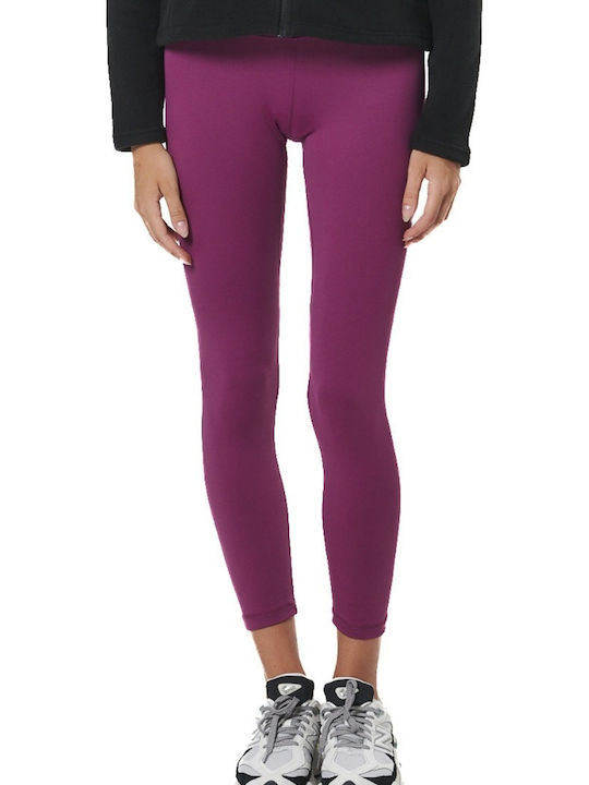 Body Action Γυναικείο Cropped Κολάν Burgundy Am...