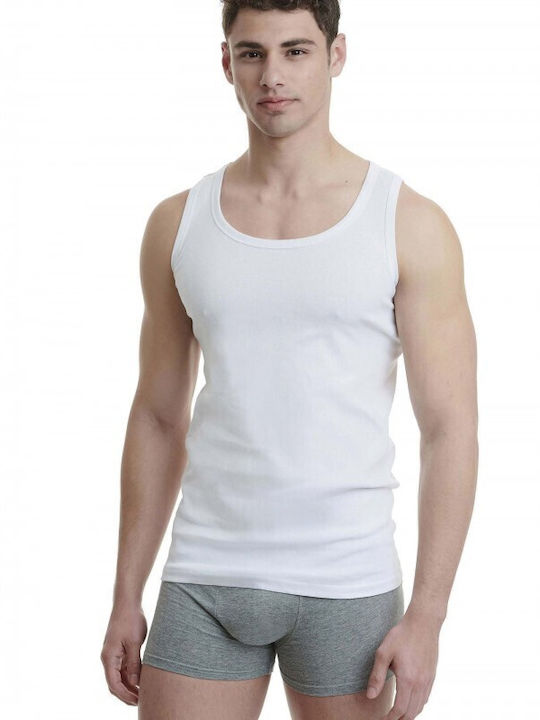 Walk Tricouri de Corp Fără Mâneci Albe 2Pack