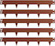 Relaxdays Lawn Edging Rust Look